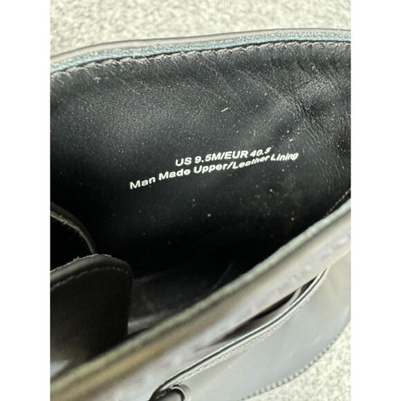 Vince Kaelyn Pull On Leather Waterproof Moto Ankle Boots Black 9.5 - Picture 5 of 6